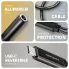 Axagon ADA-HCPD USB-C para jack de 3,5 mm – adaptador de áudio DAC Hi-Res, 384 kHz/32 Bit, PD 60 W 3 A