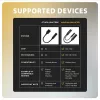 Axagon ADA-HCPD USB-C para jack de 3,5 mm – adaptador de áudio DAC Hi-Res, 384 kHz/32 Bit, PD 60 W 3 A