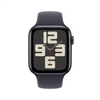 Smartwatch Apple Watch SE GPS 44mm caixa de alumínio Midnight preta