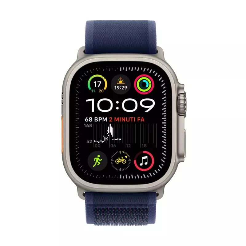Smartwatch Apple Watch Ultra 2 GPS + Cellular 49mm titânio natural Blue Trail Loop S/M