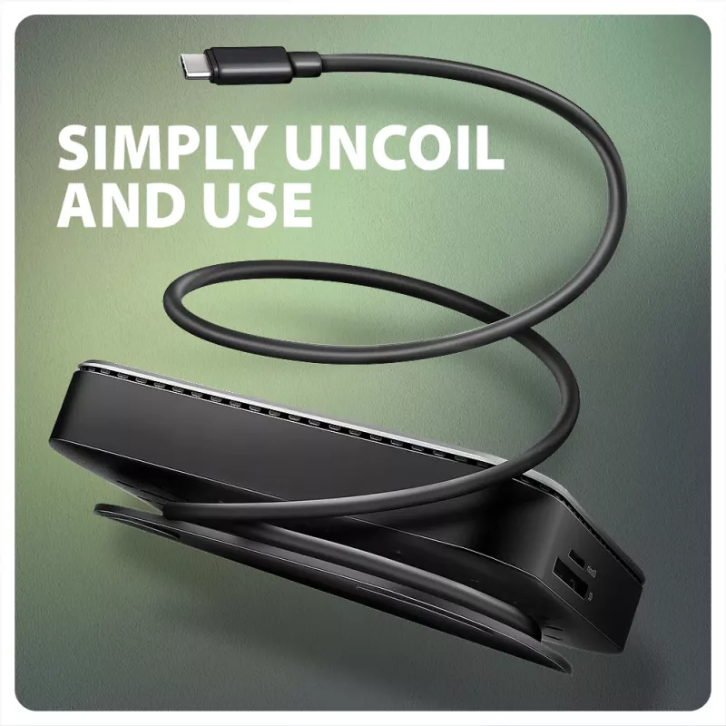 Axagon HMC-UFO hub USB-C M.2 SATA/NVMe 1 Gbit/s Ethernet 384 kHz áudio com fios USB 3.2 Gen 2 (3.1 Gen 2) Type-C preto