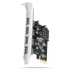 Axagon PCEU-430RS Controlador PCIe 4x porta USB-A ext. 5Gbps