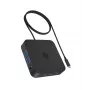 ICY BOX IB-DK4090-C estação de ancoragem USB-C 12 em 1, 3x HDMI 4K@60Hz, Gigabit LAN, 4x USB-A 3.2 Gen 1, 2x USB-C 3.2 Gen 2, PD até 100 W, preta