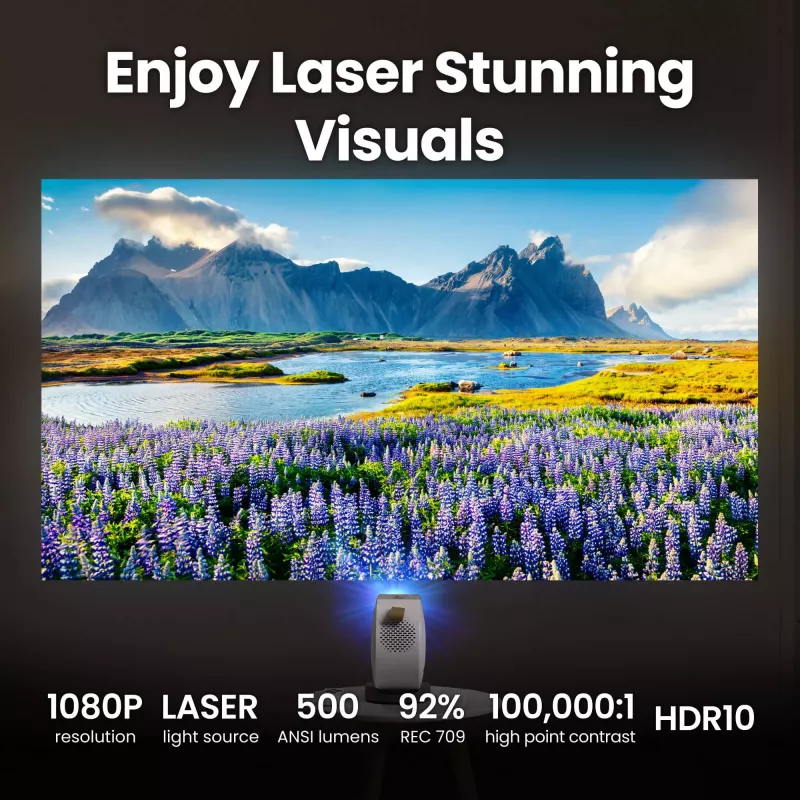BenQ GV50 Projetor Standard-Throw 500 ANSI-Lúmen DLP 1080p (1920x1080) Branco