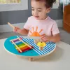 Fisher-Price Mesa de música de madeira com instrumentos de percussão, 3 peças de madeira
