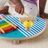 Fisher-Price Mesa de música de madeira com instrumentos de percussão, 3 peças de madeira