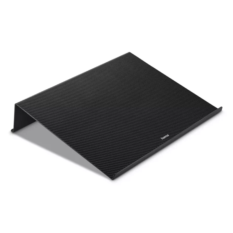 Hama Carbon suporte para portátil, aspeto de carbono, até 46,7 cm (18,4 polegadas), preto