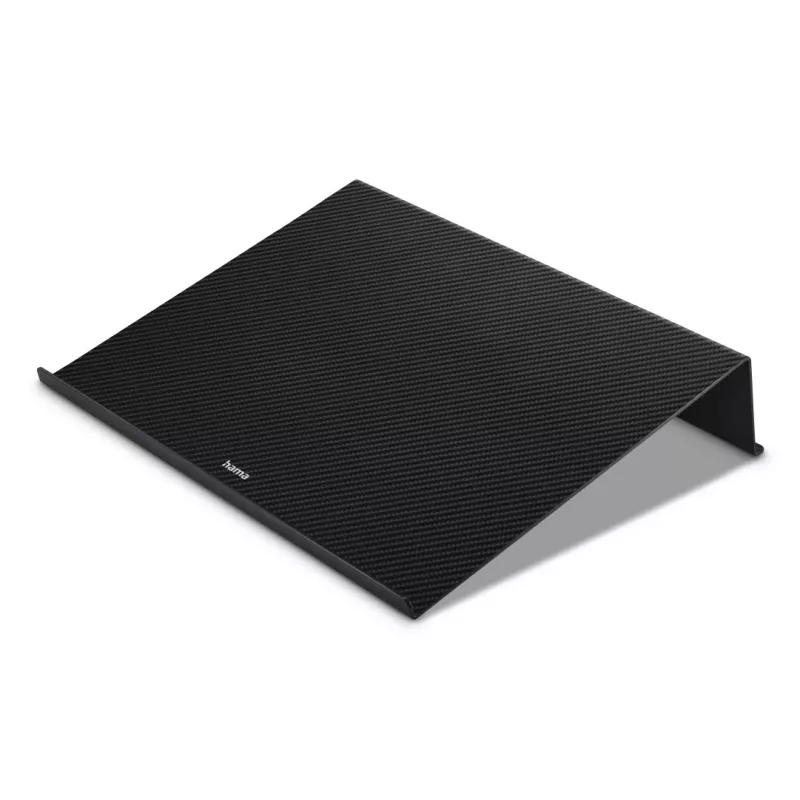 Hama Carbon suporte para portátil, aspeto de carbono, até 46,7 cm (18,4 polegadas), preto
