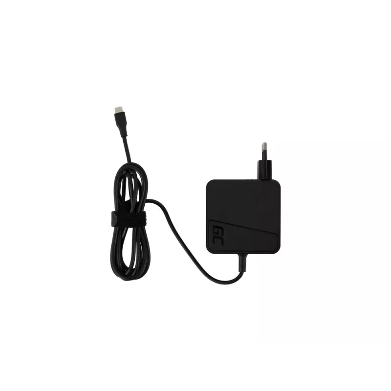 Fonte de alimentação/adaptador universal GREEN CELL 65W preto