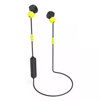 Auscultadores Hama Freedom Athletics II sem fios com gancho auricular, In-Ear chamadas/música Bluetooth preto, amarelo