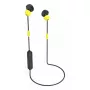Auscultadores Hama Freedom Athletics II sem fios com gancho auricular, In-Ear chamadas/música Bluetooth preto, amarelo