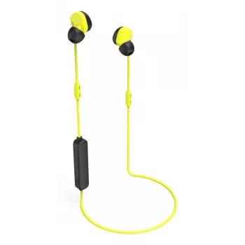 Auscultadores Hama Freedom Athletics II sem fios com gancho auricular, In-Ear desporto Bluetooth preto, amarelo