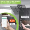 Suporte de teto motorizado orientável Techly com integração Smart Home para televisores de 32 a 70 polegadas