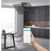 Suporte de teto motorizado orientável Techly com integração Smart Home para televisores de 32 a 70 polegadas
