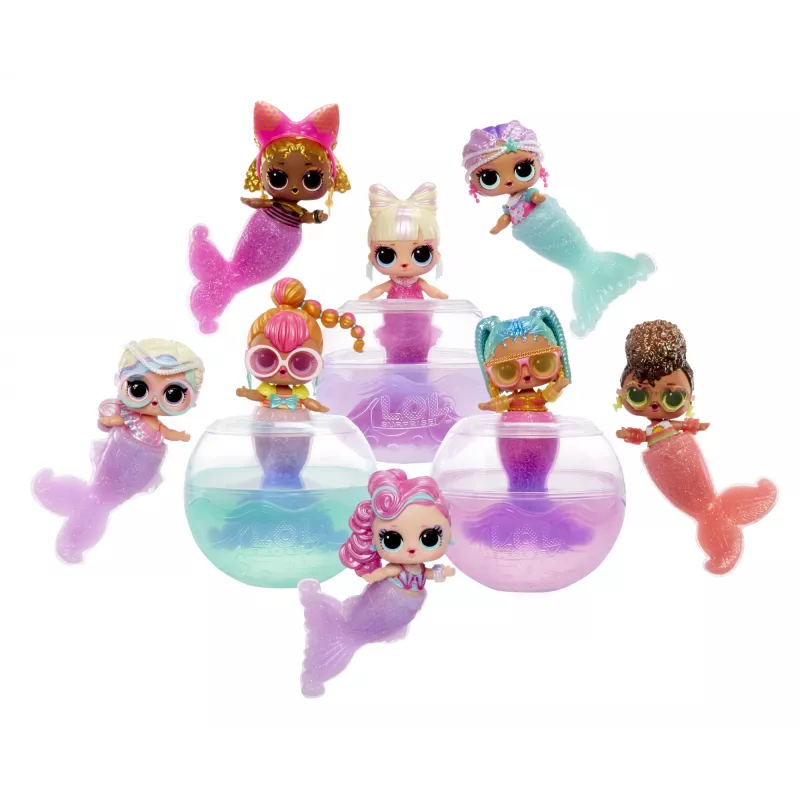 L.O.L. Surprise Mermaids Tots - Cria as tuas próprias caudas de sereia que mudam de cor