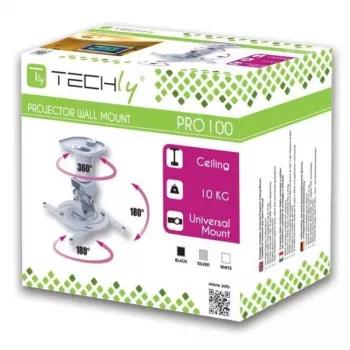 Suporte de teto universal para projetor Techly, preto ICA-PM 100BK