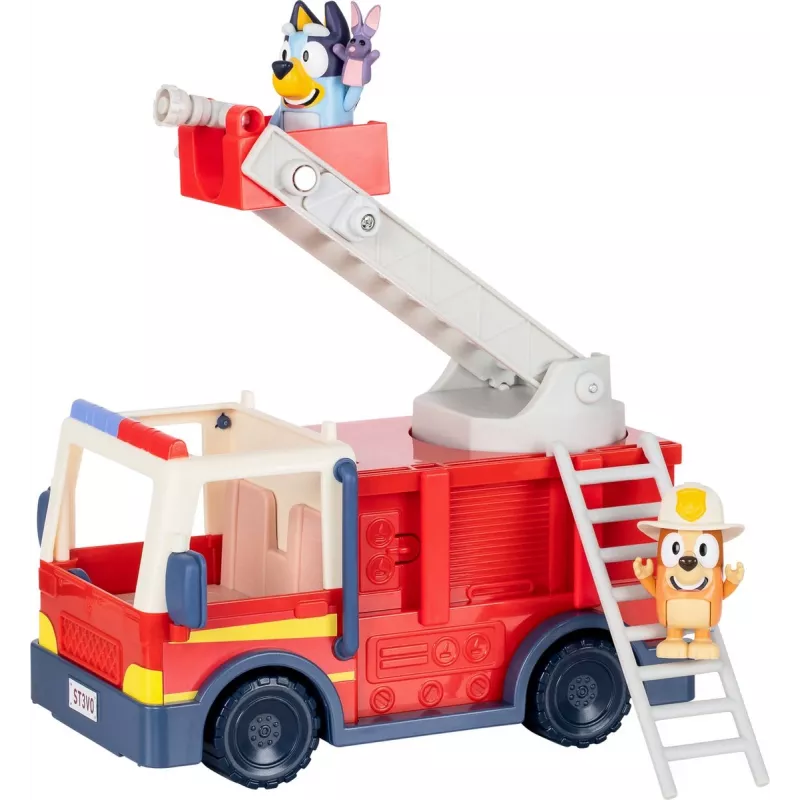 Carro de bombeiros Bluey Moose Toys, carro de bombeiros, 3 ano(s), plástico, multicolor, vermelho