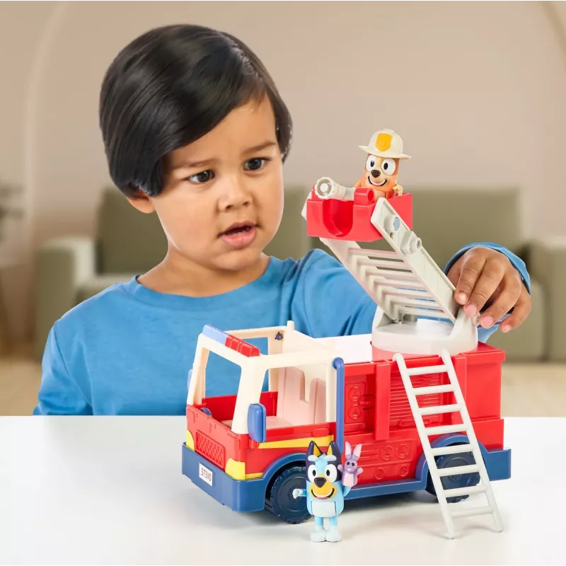 Carro de bombeiros Bluey Moose Toys, carro de bombeiros, 3 ano(s), plástico, multicolor, vermelho