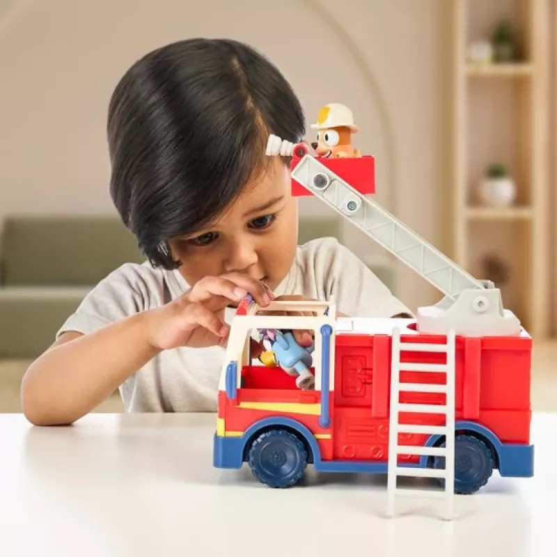 Carro de bombeiros Bluey Moose Toys, carro de bombeiros, 3 ano(s), plástico, multicolor, vermelho