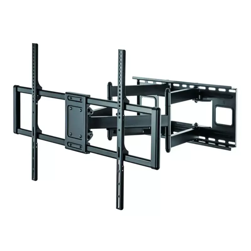 Suporte de parede fino Techly para TV LCD LED 60-120 polegadas preto capacidade máxima de peso 120 kg