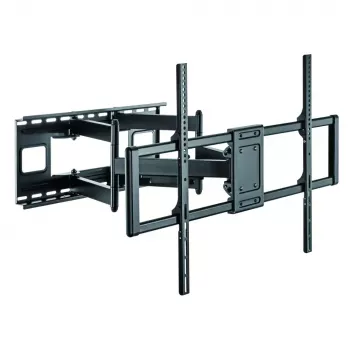Suporte de parede fino Techly para TV LCD LED 60-120 polegadas preto capacidade máxima de peso 120 kg