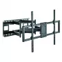 Suporte de parede fino Techly para TV LCD LED 60-120 polegadas preto capacidade máxima de peso 120 kg