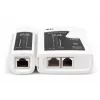 Conjunto de ferramentas de rede DIGITUS - testador LAN alicate de cravar ferramenta de corte e descarnagem ferramenta de inserção bolsa 12 peças