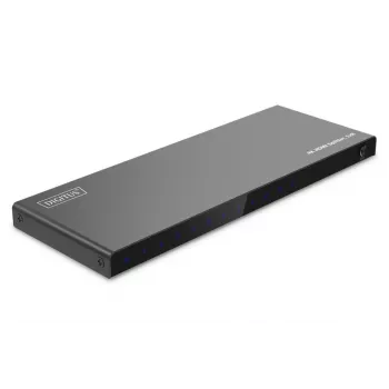 Splitter HDMI DIGITUS 1x8. 4K/60Hz HDCP 2.3. Controlo EDID