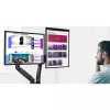 Techly ICA-LCD 462B suporte de secretária para monitor, mola a gás, 17-32 polegadas (43,2-81,3 cm), 9 kg, VESA 75x75/100x100, preto