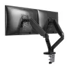 Techly ICA-LCD 462B suporte de secretária para monitor, mola a gás, 17-32 polegadas (43,2-81,3 cm), 9 kg, VESA 75x75/100x100, preto