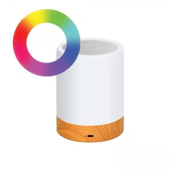 Candeeiro de mesa Techly I-LED TOUCH 1,6 W Branco Controlo tátil LED