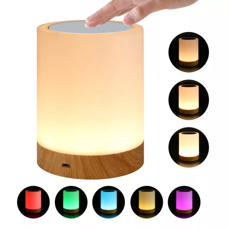 Candeeiro de mesa Techly I-LED TOUCH 1,6 W Branco Controlo tátil LED