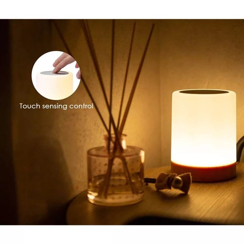 Candeeiro de mesa Techly I-LED TOUCH 1,6 W Branco Controlo tátil LED