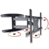 Suporte de parede para TV LCD Techly 40-65 Ultra fino Full Motion Preto ICA-PLB 171L