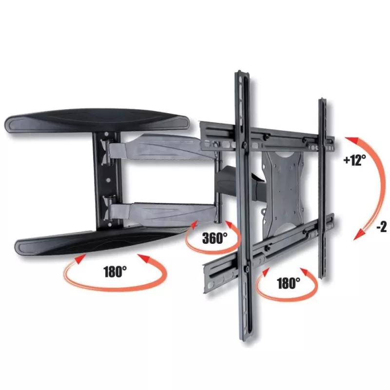 Suporte de parede para TV LCD Techly 40-65 Ultra fino Full Motion Preto ICA-PLB 171L