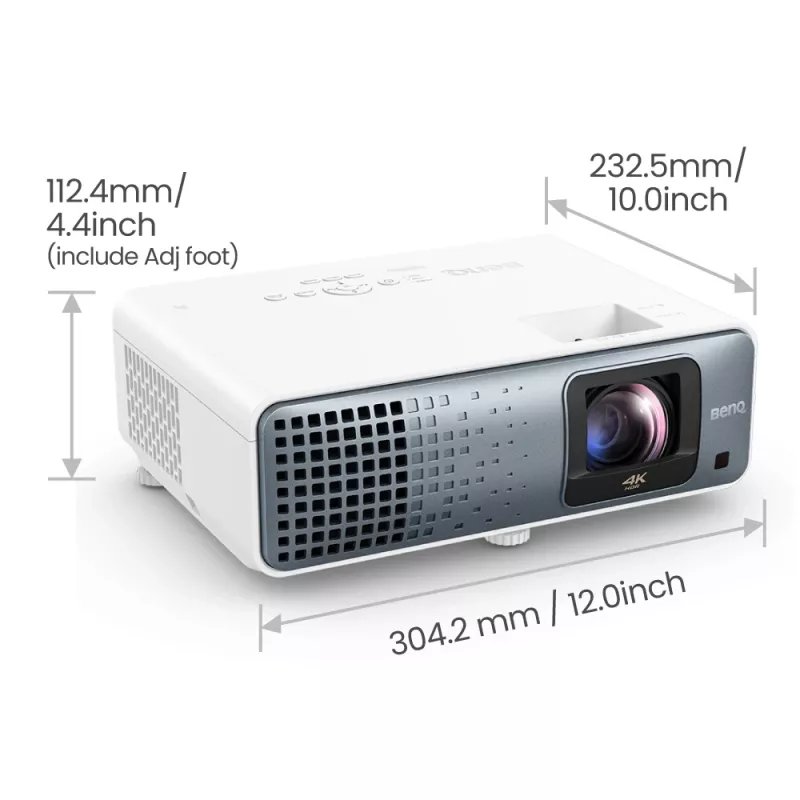 Projetor de curta distância BenQ TK710STi 3200 ANSI Lumen DLP UHD 4K (3840x2160) 3D Preto, Branco
