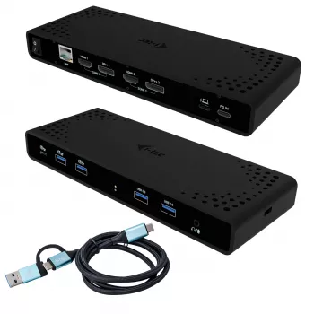 Docking station universal i-tec para dois ecrãs 4K + Power Delivery 85W