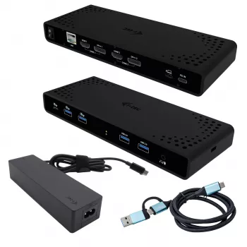 Docking station universal i-tec para dois ecrãs 4K + Power Delivery 85W