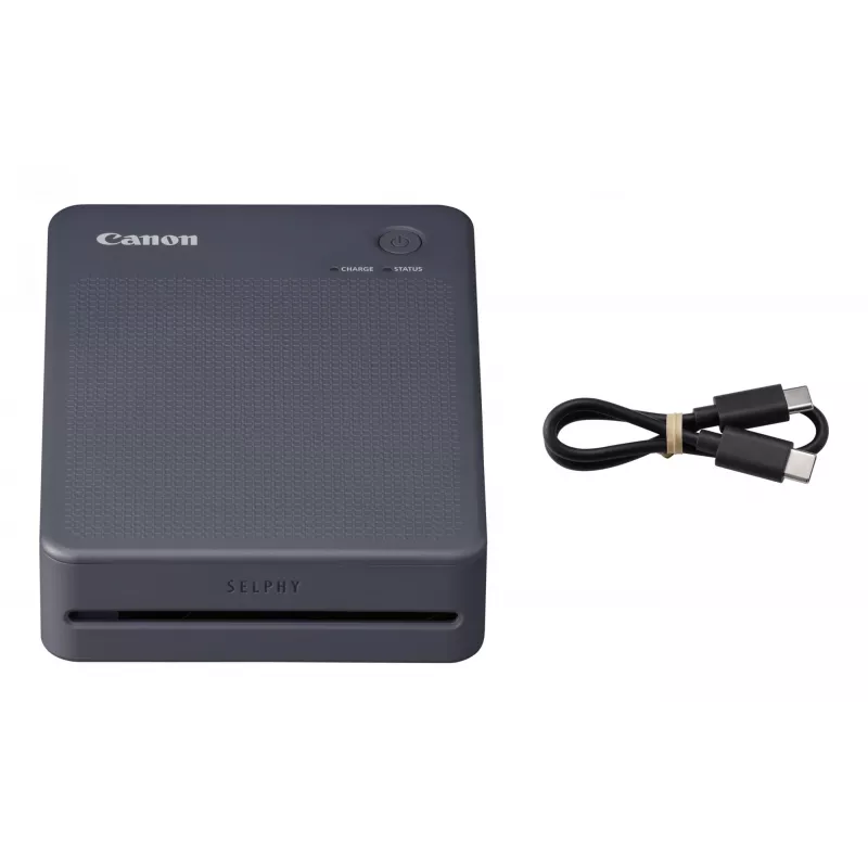 Canon SELPHY QX20 impressora fotográfica portátil, sublimação, 287 x 287 DPI, 72 x 85 mm, Wi-Fi, USB-C, cinzento escuro