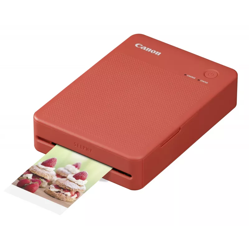 Canon SELPHY QX20 impressora fotográfica portátil, sublimação, 287 x 287 DPI, 72 x 85 mm, Wi-Fi, USB-C, vermelho terracota