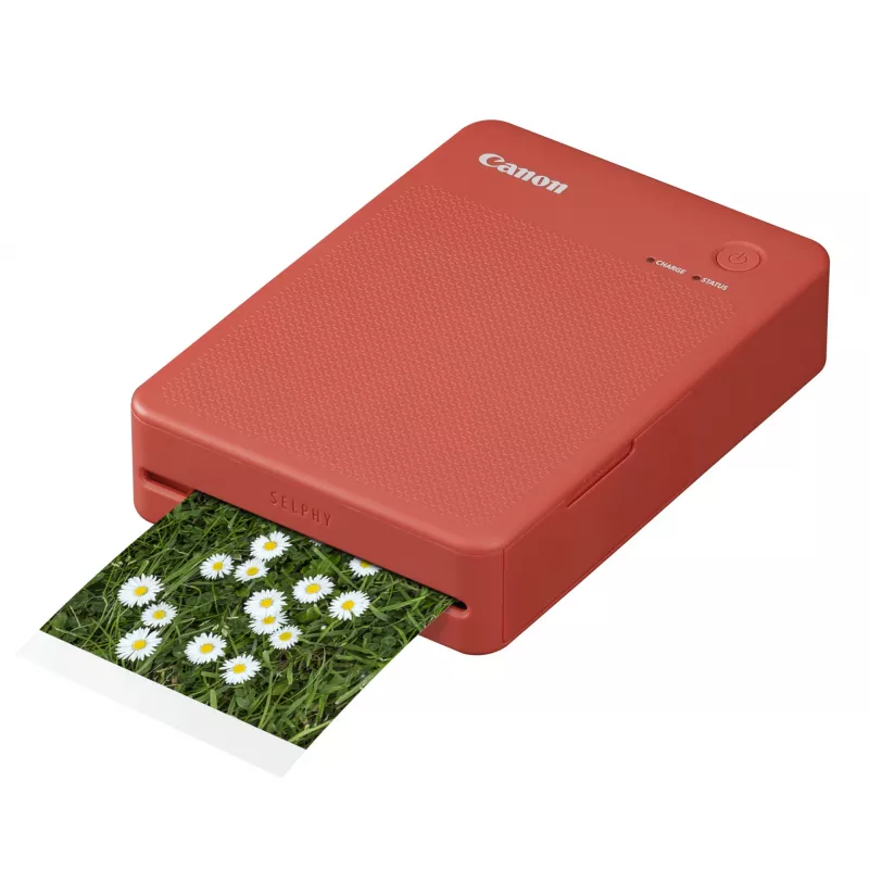 Canon SELPHY QX20 impressora fotográfica portátil, sublimação, 287 x 287 DPI, 72 x 85 mm, Wi-Fi, USB-C, vermelho terracota