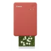 Canon SELPHY QX20 impressora fotográfica portátil, sublimação, 287 x 287 DPI, 72 x 85 mm, Wi-Fi, USB-C, vermelho terracota