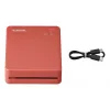 Canon SELPHY QX20 impressora fotográfica portátil, sublimação, 287 x 287 DPI, 72 x 85 mm, Wi-Fi, USB-C, vermelho terracota