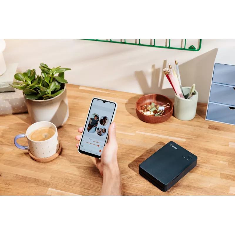 Canon SELPHY QX20 impressora fotográfica portátil, sublimação, 287 x 287 DPI, 72 x 85 mm, Wi-Fi, USB-C, vermelho terracota