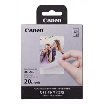 Canon XC-20L, Impressão por sublimação térmica, 5,4 x 8,5 cm, 20 unid.