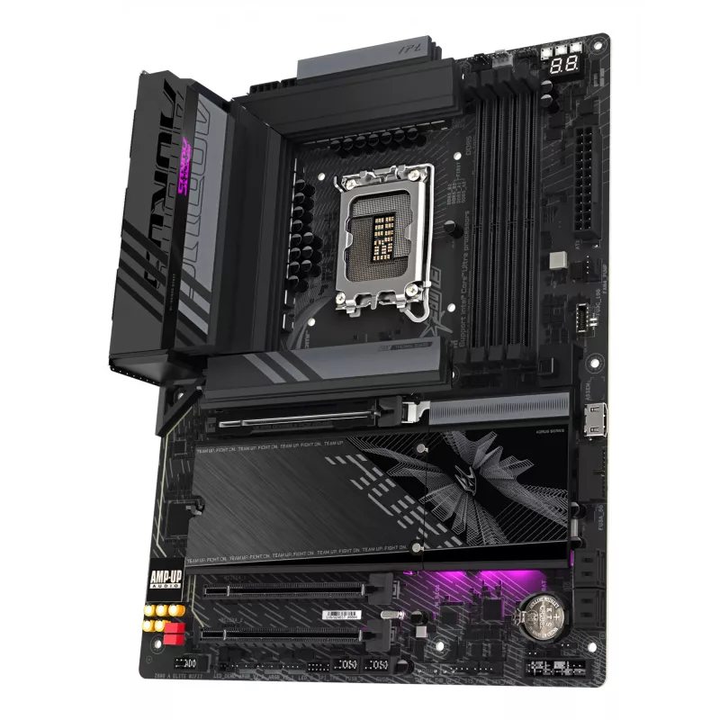 Placa-mãe GIGABYTE Z890 AORUS ELITE WIFI7, chipset Intel Z890, LGA 1851, ATX, DDR5, 4x DIMM, 4x M.2, Wi-Fi 7, LAN 2,5Gb