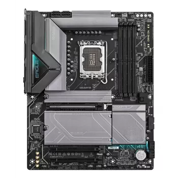 Placa-mãe GIGABYTE Z890 EAGLE WIFI7 - Compatível com CPUs Intel Core Ultra (Série 2), VRM 14+1+2 fases, até 8800MHz DDR5 (OC), 1xPCIe 5.0 + 3xPCIe 4.0, Wi-Fi 7, LAN 2,5GbE, USB 4