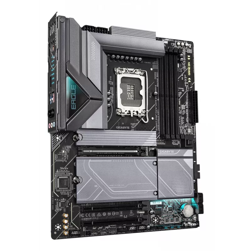 Placa-mãe GIGABYTE Z890 EAGLE WIFI7 - Compatível com CPUs Intel Core Ultra (Série 2), VRM 14+1+2 fases, até 8800MHz DDR5 (OC), 1xPCIe 5.0 + 3xPCIe 4.0, Wi-Fi 7, LAN 2,5GbE, USB 4