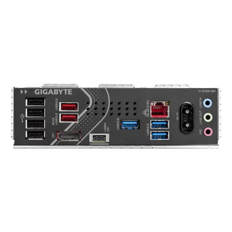 Placa-mãe GIGABYTE Z890 EAGLE WIFI7 - Compatível com CPUs Intel Core Ultra (Série 2), VRM 14+1+2 fases, até 8800MHz DDR5 (OC), 1xPCIe 5.0 + 3xPCIe 4.0, Wi-Fi 7, LAN 2,5GbE, USB 4