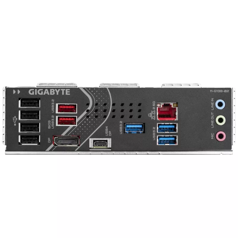 Placa-mãe GIGABYTE Z890 EAGLE - Compatível com CPUs Intel Core Ultra (Série 2), VRM 14+1+2 fases, até 8800 MHz DDR5 (OC), 1xPCIe 5.0 M.2 + 3xPCIe 4.0 M.2, LAN 2,5 GbE, USB4